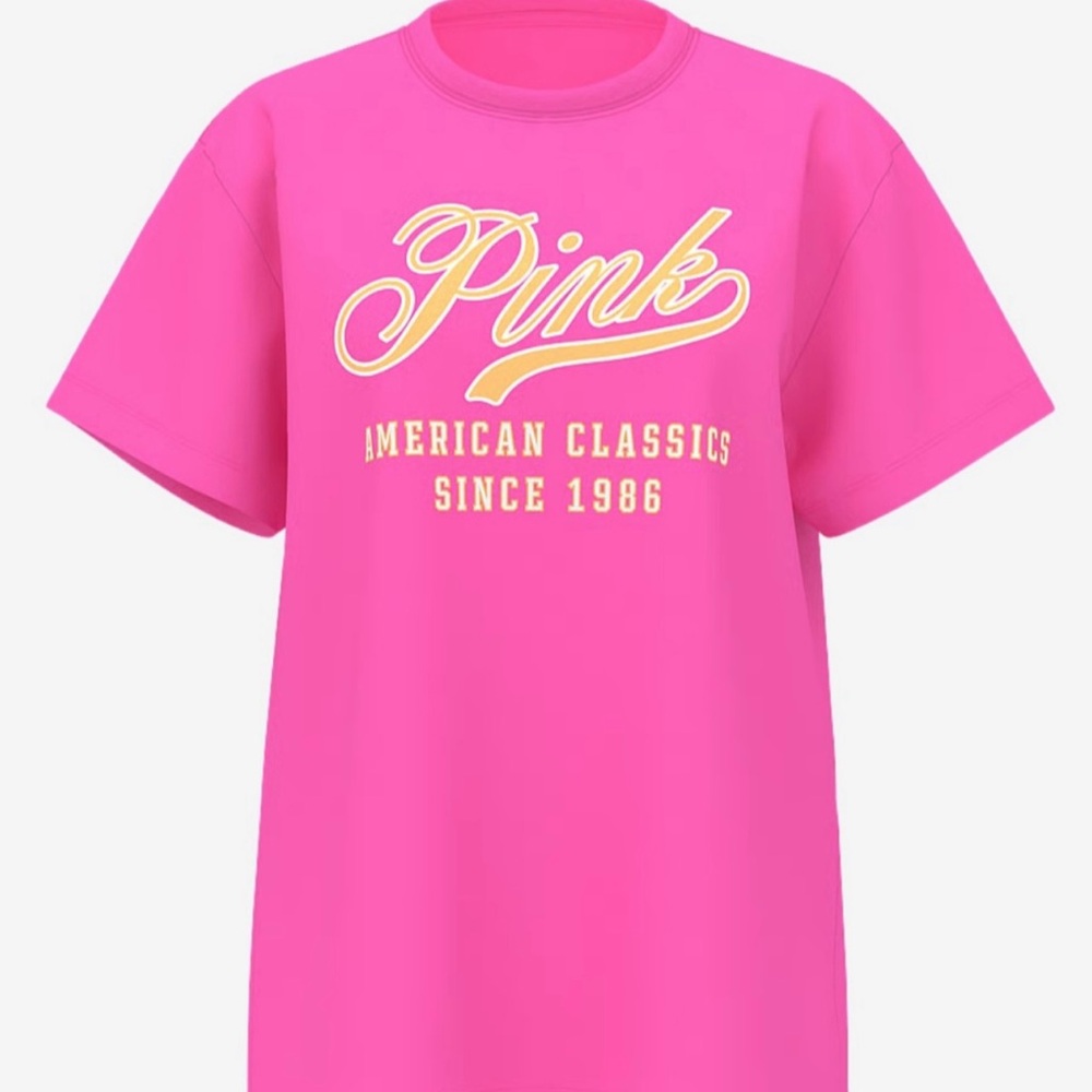 Pink Ltd Edition Cotton Graphic T-Shirt
